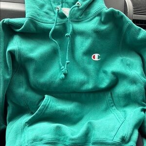 Champion Teal Hoodie